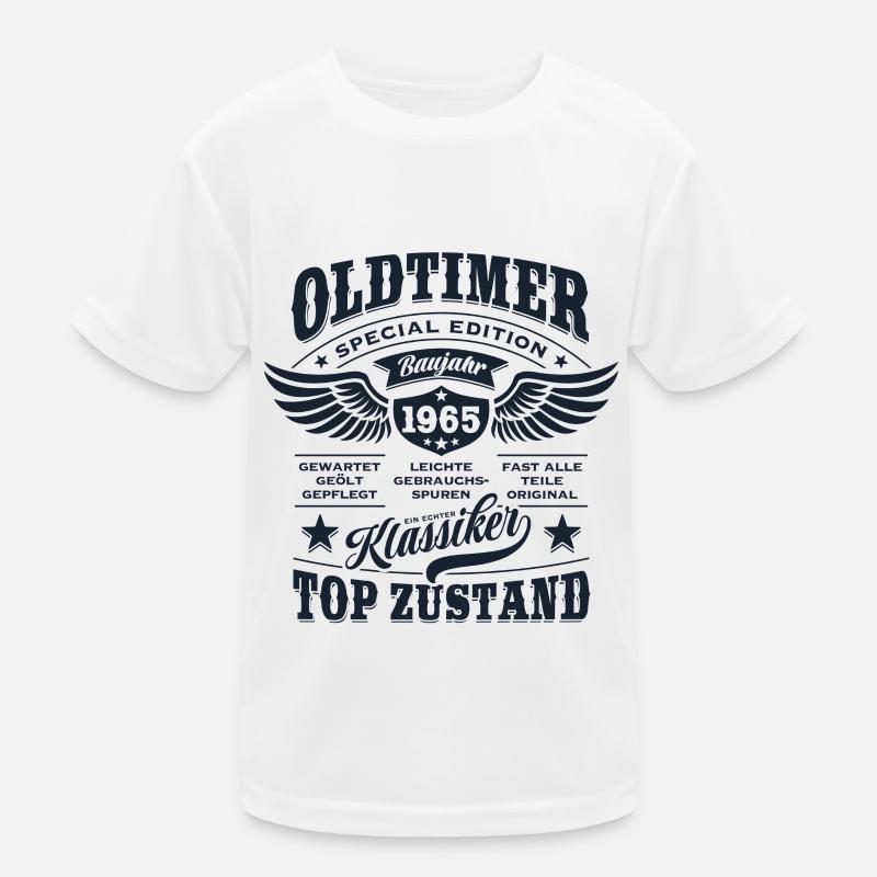 Oldtimer Baujahr 1965 - Geburtstag - Geschenk Kinder Funktions-T-Shirt