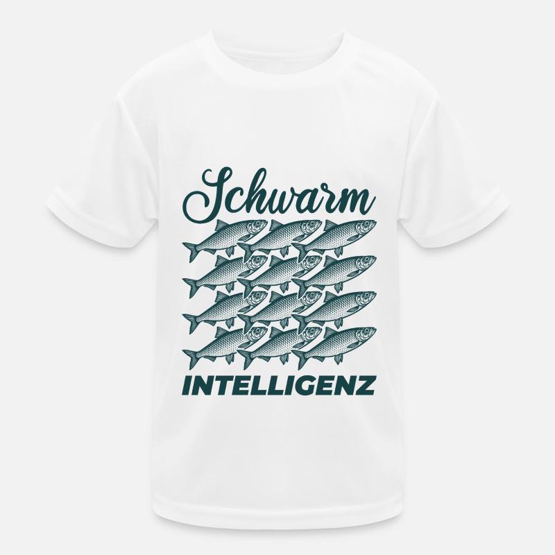 Schwarm Intelligenz - Hering Schwarm Kinder Funktions-T-Shirt