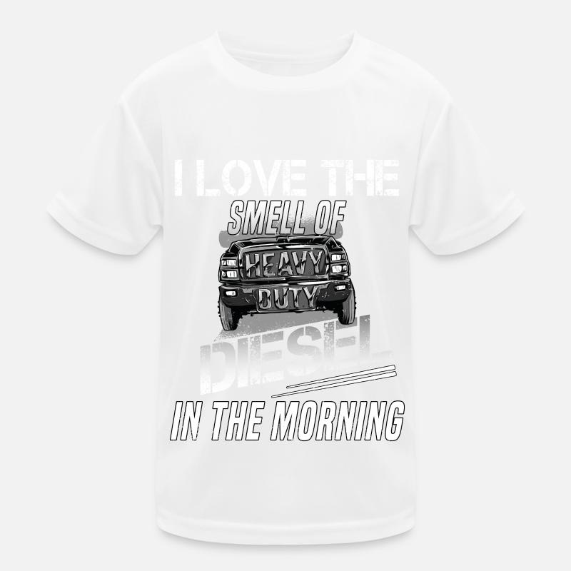 Diesel Pick-Up Transporter Pick Up Distressed Kids Functional T-Shirt