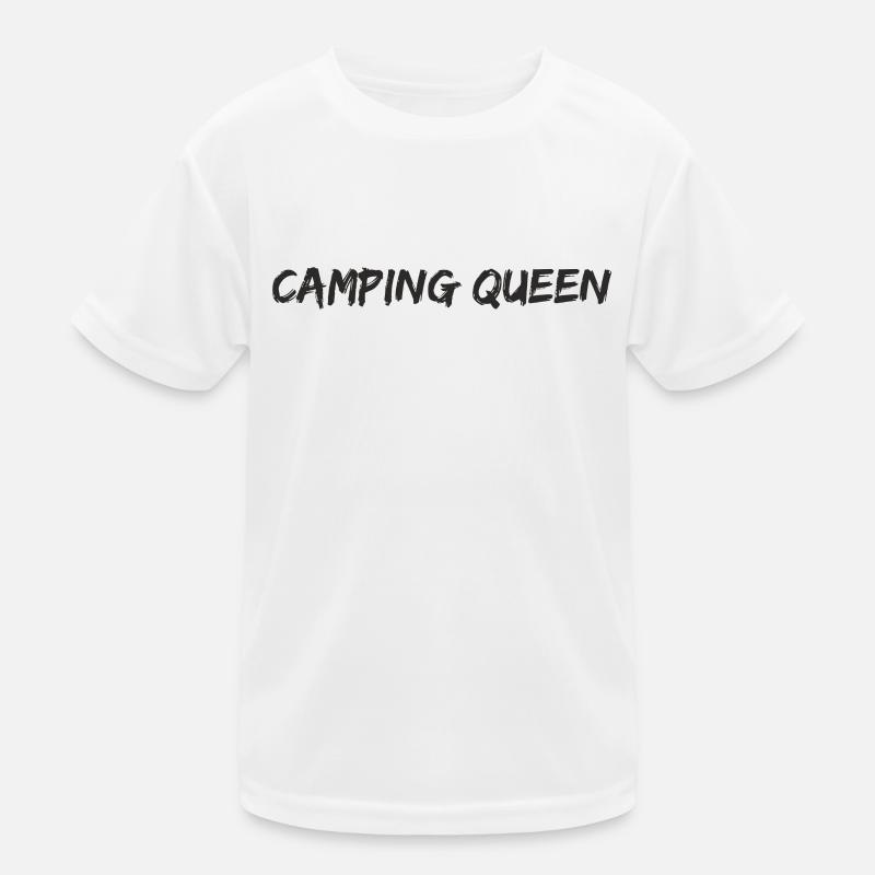 Camping - Camping Queen Kinder Funktions-T-Shirt