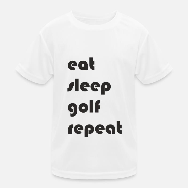 Golf - eat sleep golf repeat Kids Functional T-Shirt
