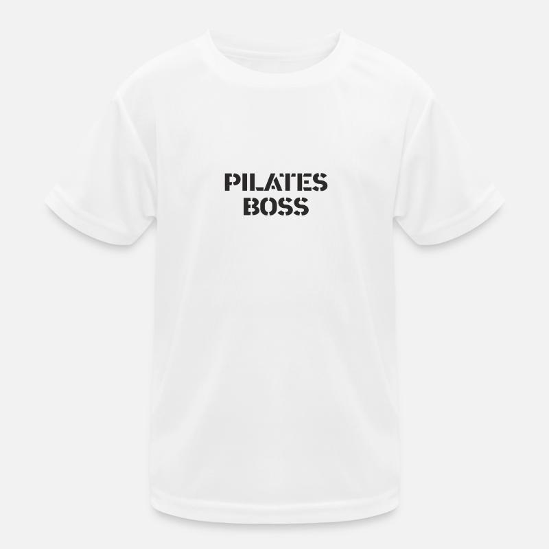 Pilates - Pilates boss Kinder Funktions-T-Shirt