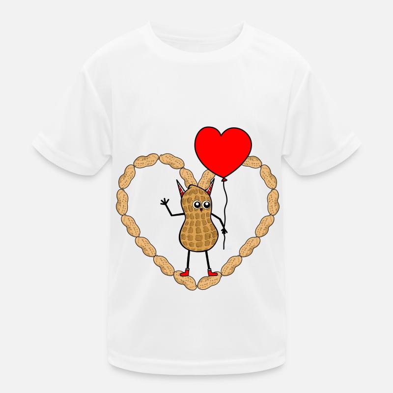 Sincère Peanut Devil Satan Heart Emotions T-shirt sport Enfant