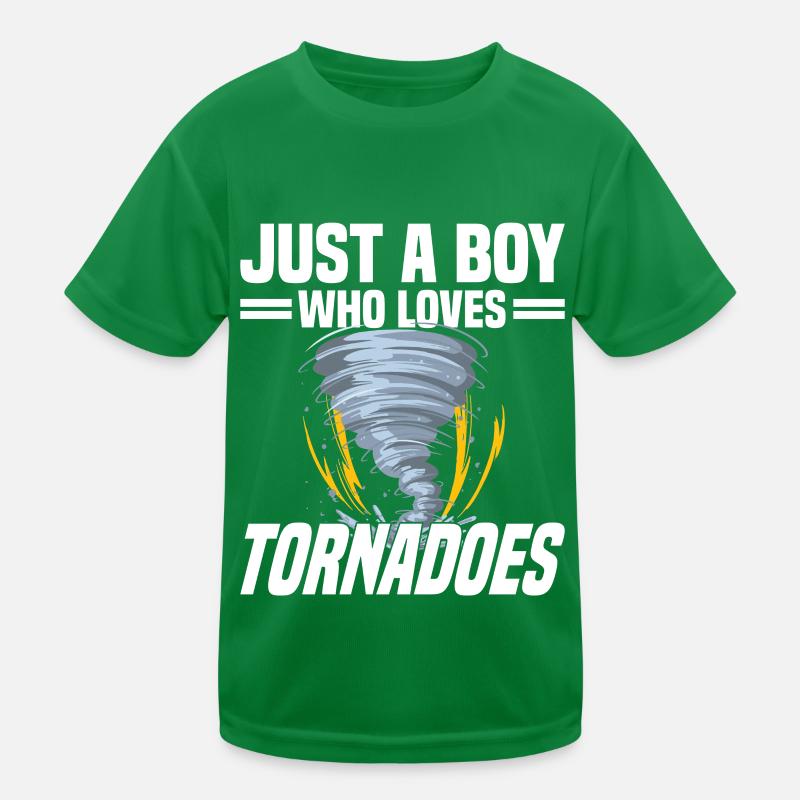 Tornadojäger Tornado Tornado Chaser Wirbelsturm Kinder Funktions-T-Shirt