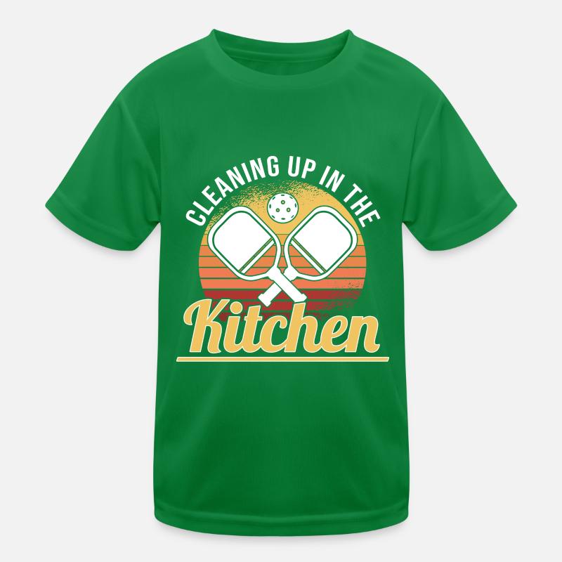 Pickleball Retro Liebe Dinking Pickleballspieler Kinder Funktions-T-Shirt