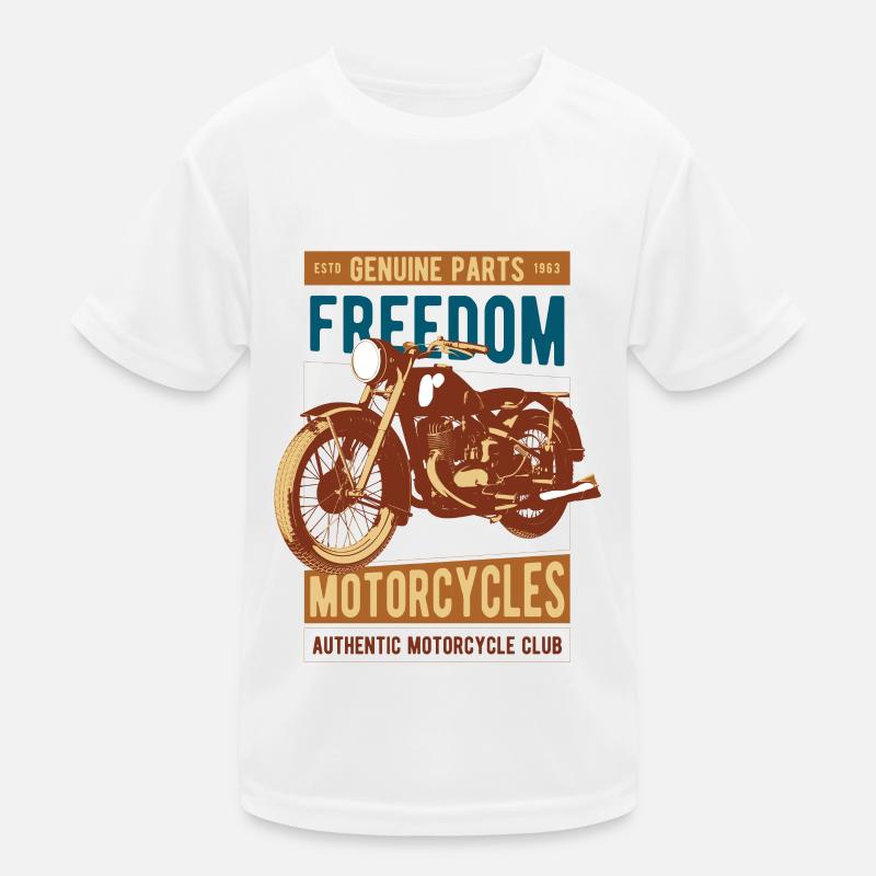 Biker, Motorradfahrer Kinder Funktions-T-Shirt