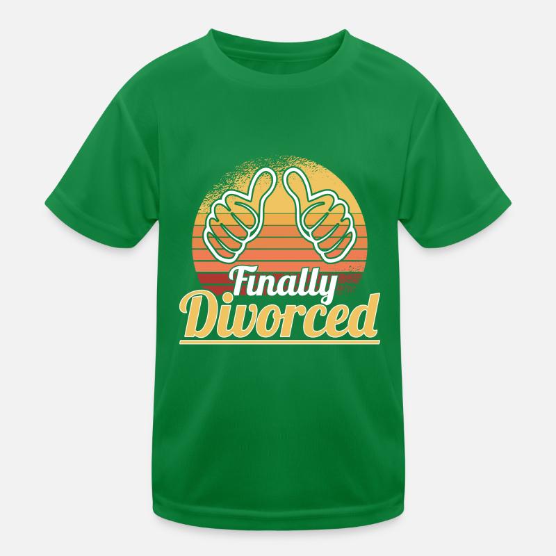 Scheidung Trennung Ehe Ex Scheidungsparty Kinder Funktions-T-Shirt