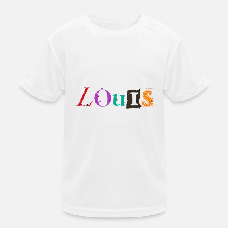 Louis, sketchy first name gift Kids Functional T-Shirt
