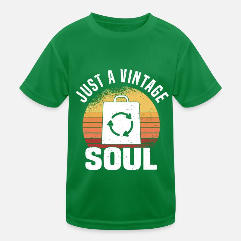 Secondhandladen Secondhand Öko Hipster Gebraucht Kinder Funktions-T-Shirt