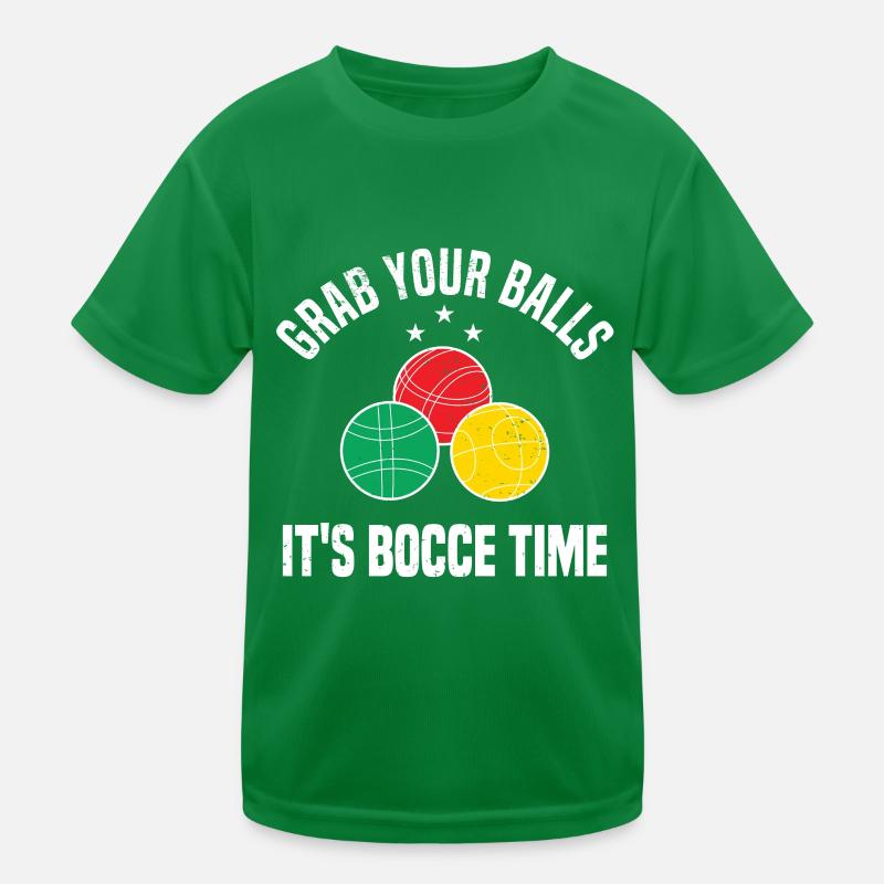 Boccia Petanque Boule Boccia Player Lyonnais Kids Functional T-Shirt
