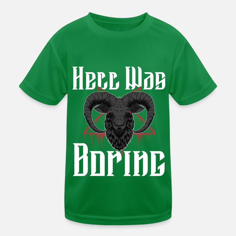 Satan Beelzebub Devil Gothic Pentagram Mystical Kids Functional T-Shirt