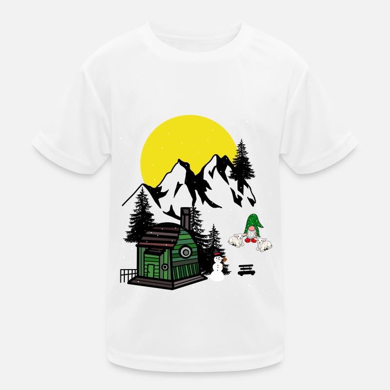 Mountains Austria Christmas present Xmas Kids Functional T-Shirt