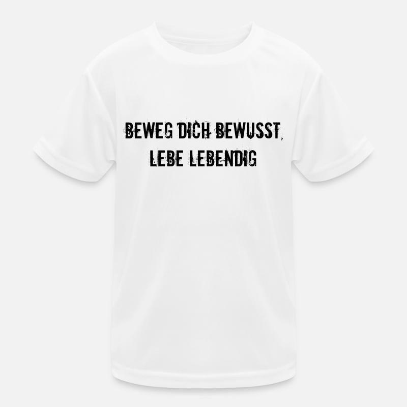 Pilates - Beweg dich bewusst, lebe lebendig Kinder Funktions-T-Shirt