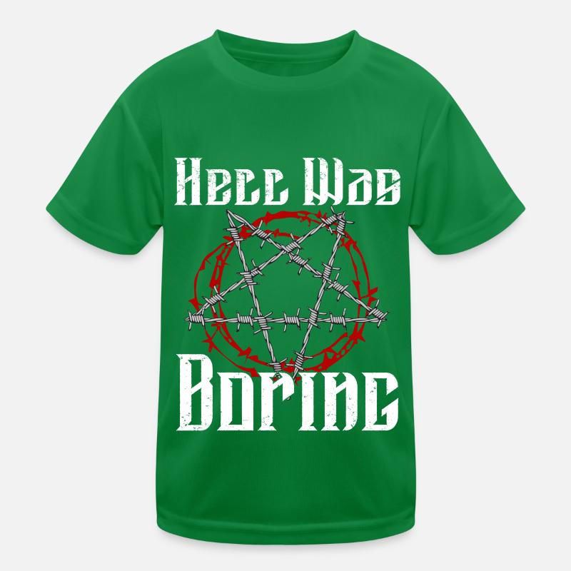 Satan Beelzebub Devil Gothic Pentagram Mystical Kids Functional T-Shirt