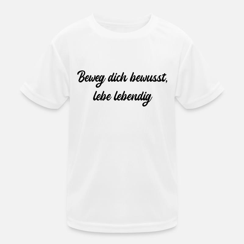 Pilates - Beweg dich bewusst, lebe lebendig Kinder Funktions-T-Shirt