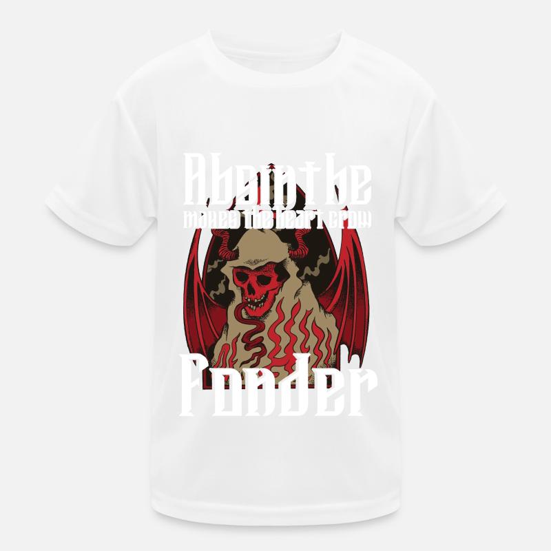 Satan Beelzebub Teufel Gothic Pentagram Mystisch Kinder Funktions-T-Shirt