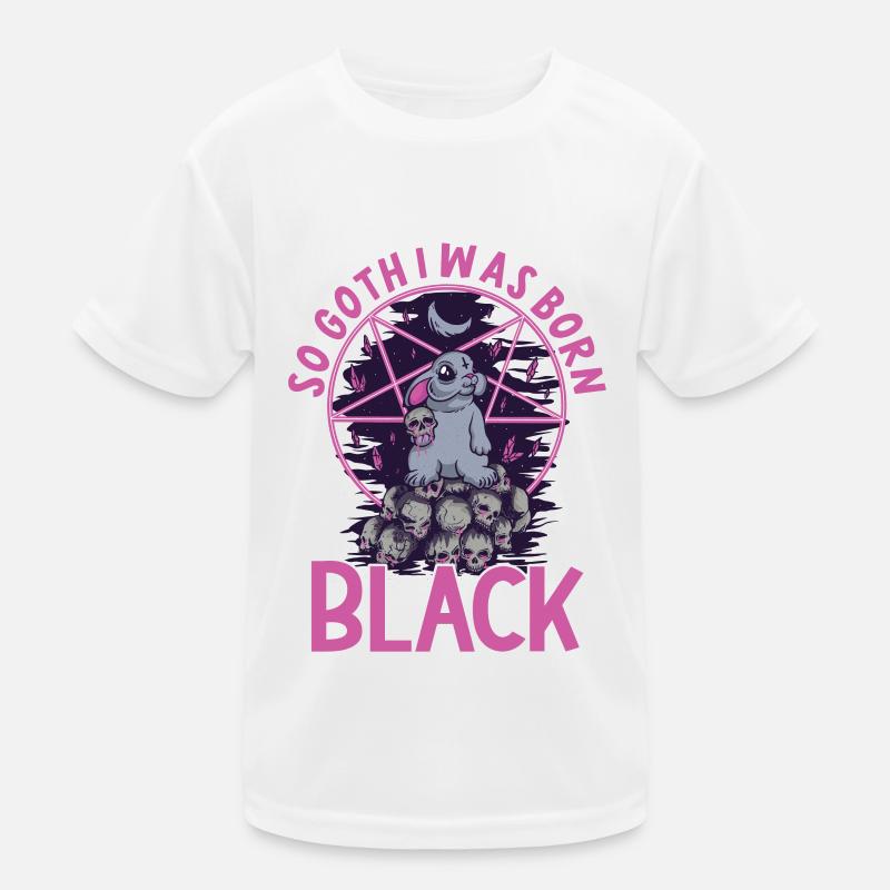 Satan Beelzebub Devil Gothic Pentagram Mystical Kids Functional T-Shirt