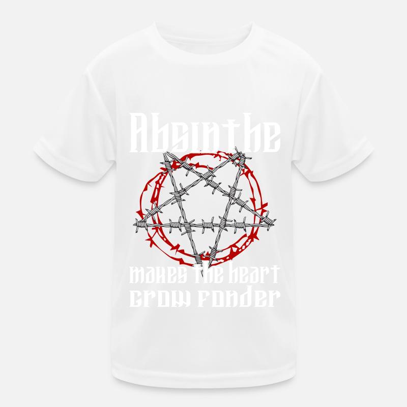 Satan Beelzebub Devil Gothic Pentagram Mystical Kids Functional T-Shirt
