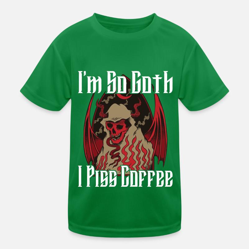 Satan Beelzebub Devil Gothic Pentagram Mystical Kids Functional T-Shirt