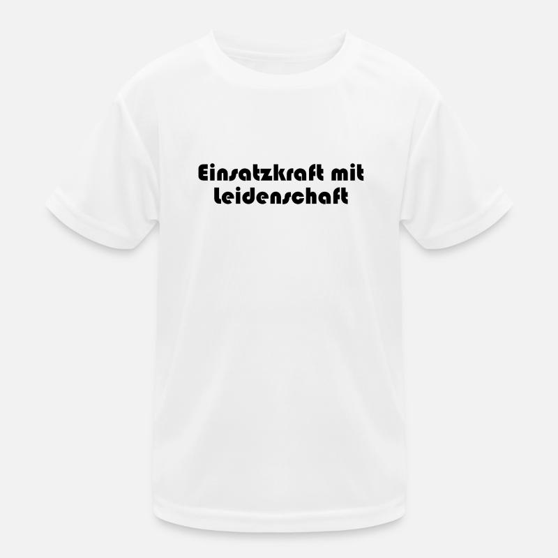 Feuerwehr - Einsatzkraft mit Leidenschaft Kinder Funktions-T-Shirt