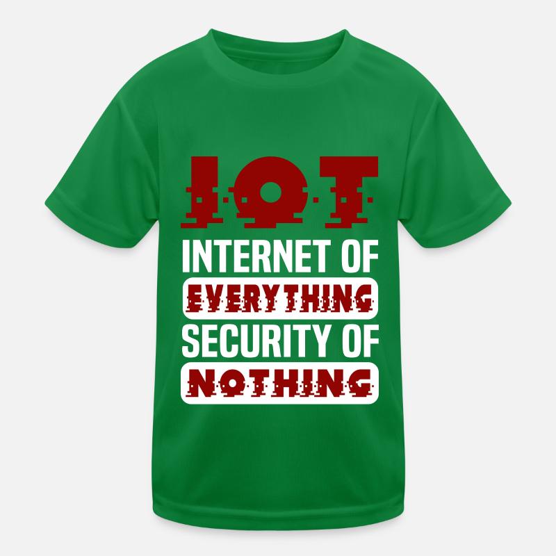 Internet Of Things IOT Programmer Admin IT Kids Functional T-Shirt