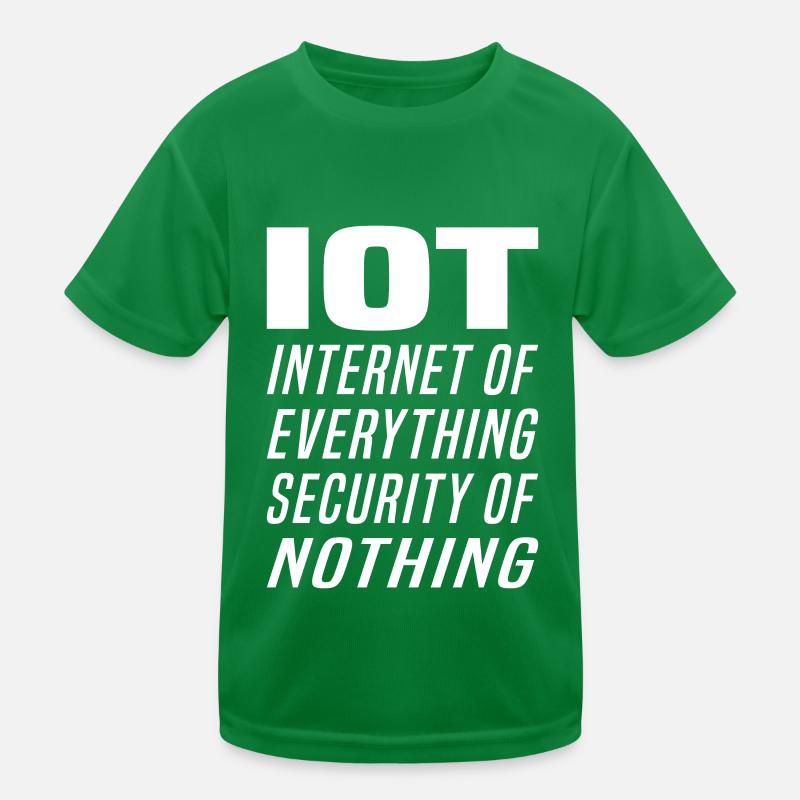 Internet Of Things IOT Programmer Admin IT Kids Functional T-Shirt
