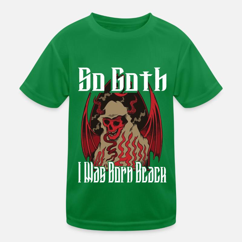 Satan Beelzebub Devil Gothic Pentagram Mystical Kids Functional T-Shirt