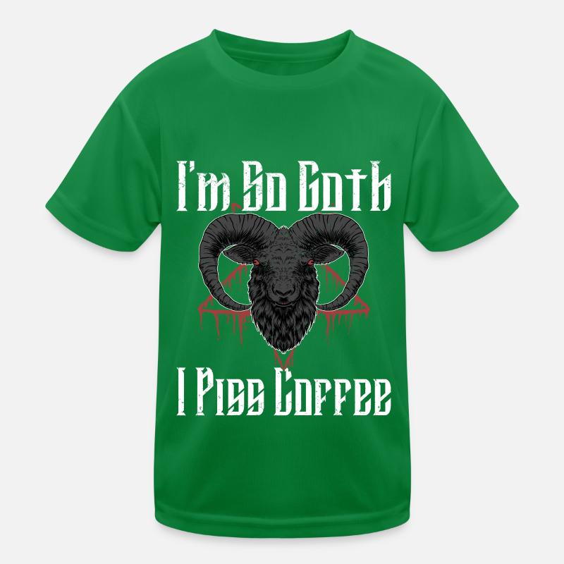 Satan Beelzebub Devil Gothic Pentagram Mystical Kids Functional T-Shirt