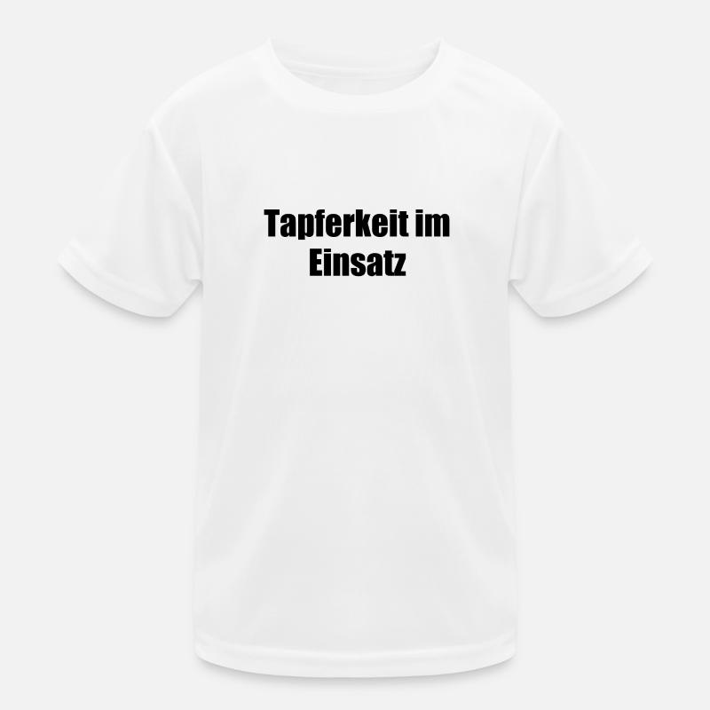 Feuerwehr - Tapferkeit im Einsatz Kinder Funktions-T-Shirt