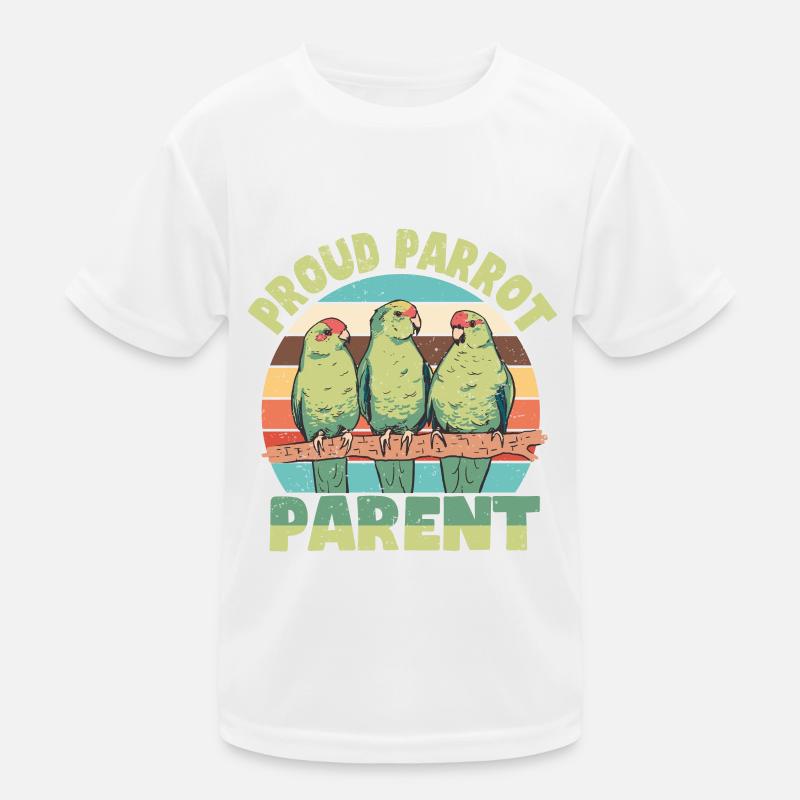 Perruche Perroquet Perroquet Propriétaire T-shirt sport Enfant