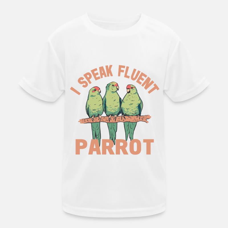 Perruche Perroquet Perroquet Propriétaire T-shirt sport Enfant