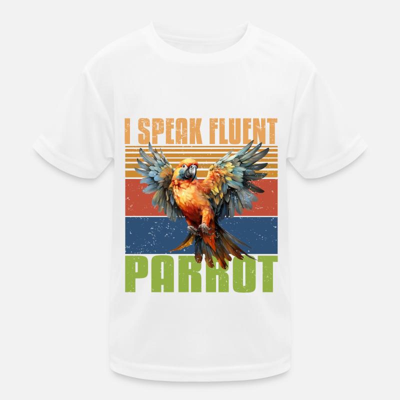 Budgie Parrot Bird Parakeet Owner Kids Functional T-Shirt