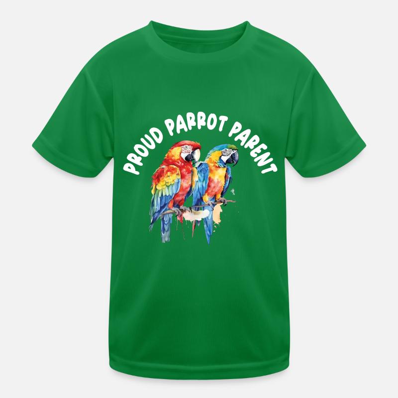 Budgie Parrot Bird Parakeet Owner Kids Functional T-Shirt