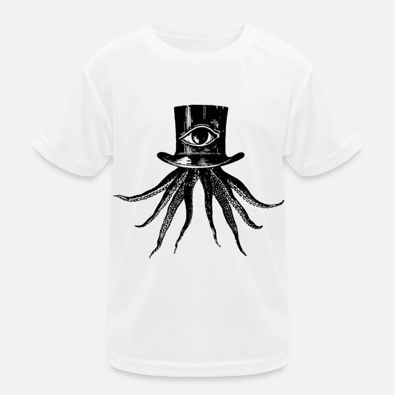 Octopus Kinder Funktions-T-Shirt