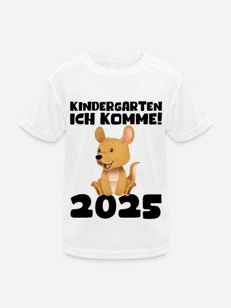 kiKindergarten 2025 Kids Gift Kita 2025 Décoration - T-shirt sport Enfant - blanc - Devant