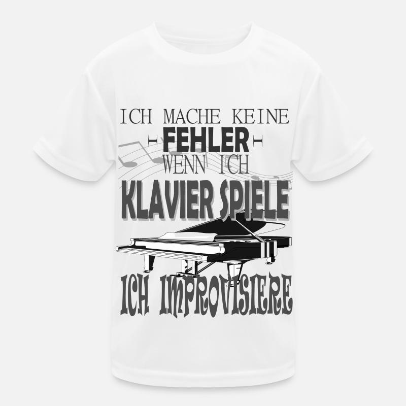 Ein lustiges Klavier Design Kinder Funktions-T-Shirt