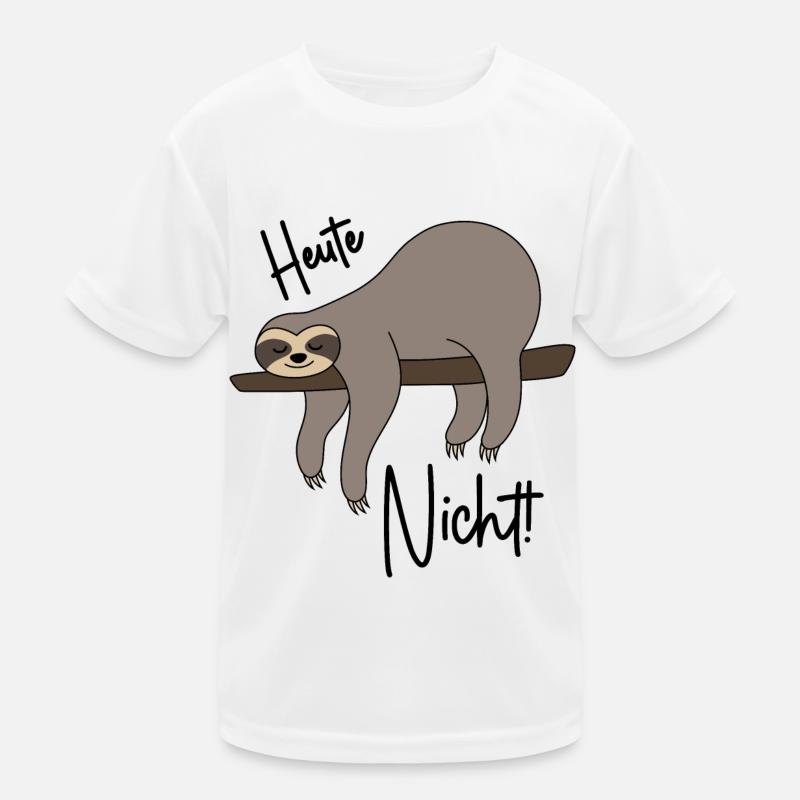 Faultier - Heute nicht Kinder Funktions-T-Shirt