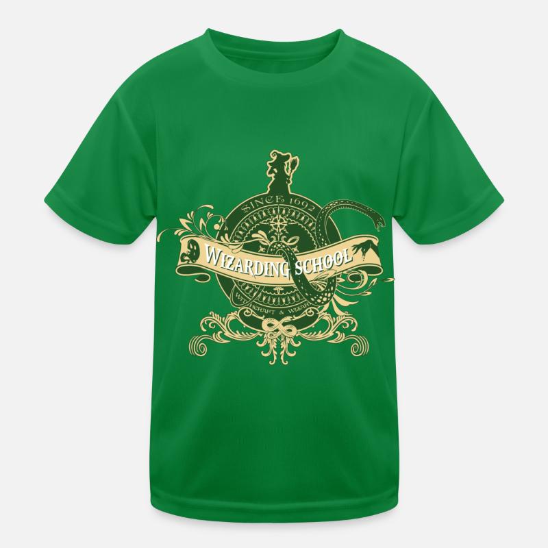 Blason École de magie Serpent T-shirt sport Enfant