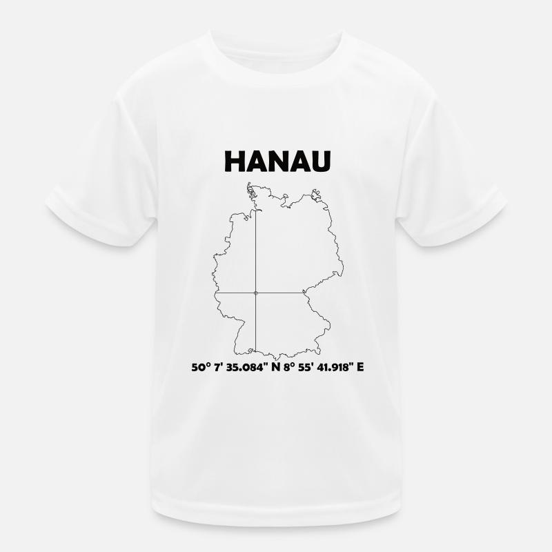 Hanau Map Kids Functional T-Shirt