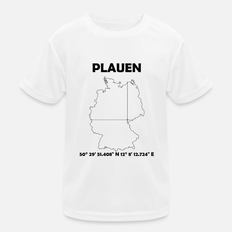 Plauen Carte T-shirt sport Enfant