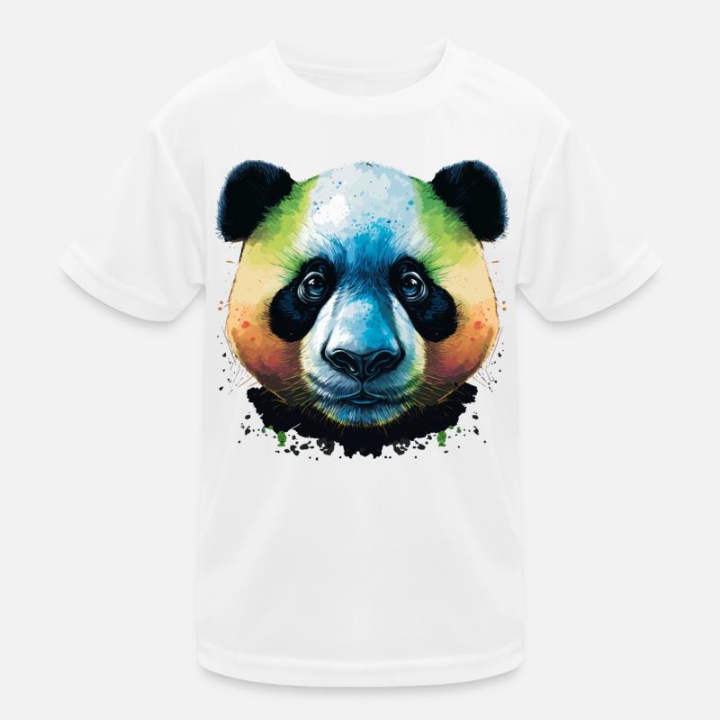 Panda de Chine T-shirt sport Enfant
