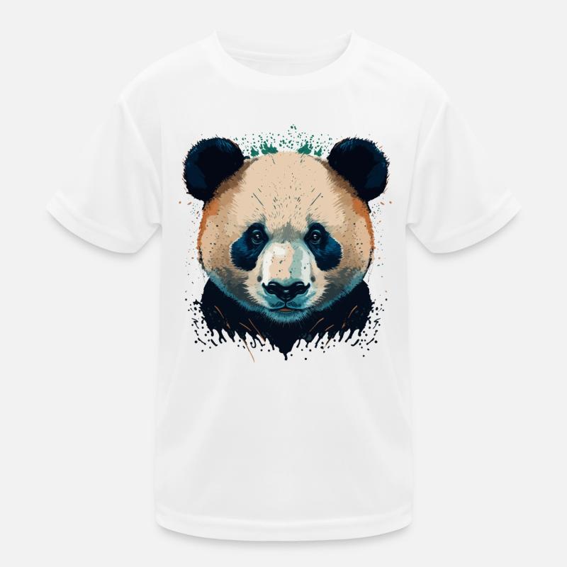Panda Vous regardant T-shirt sport Enfant