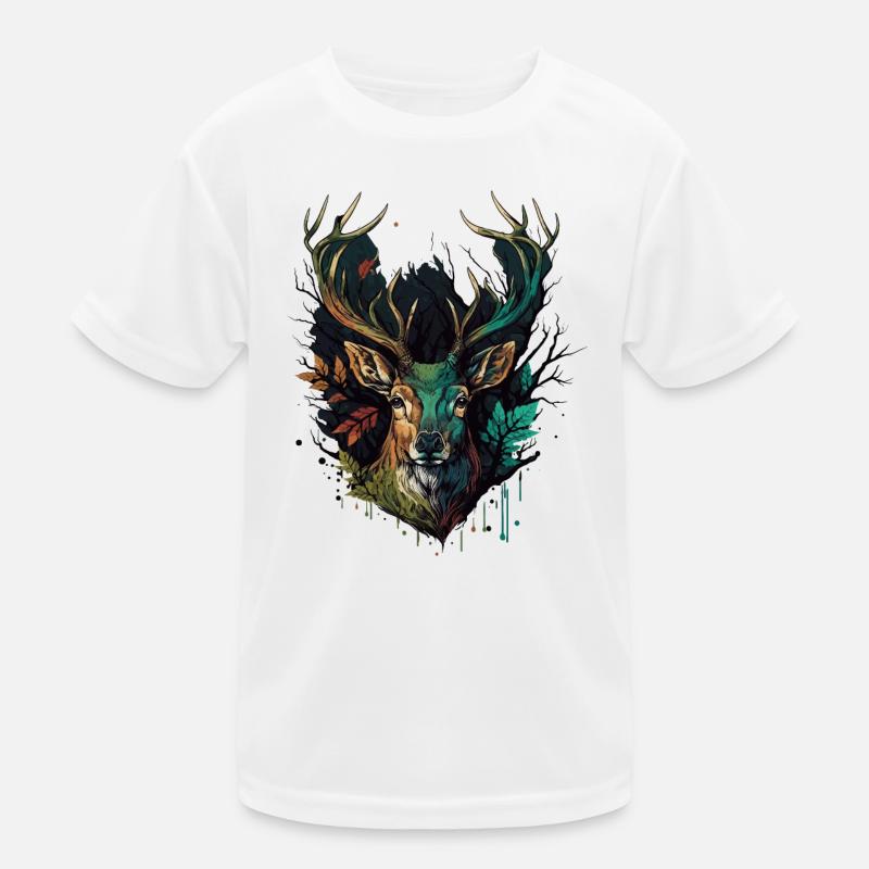 Antlers Lover Kids Functional T-Shirt