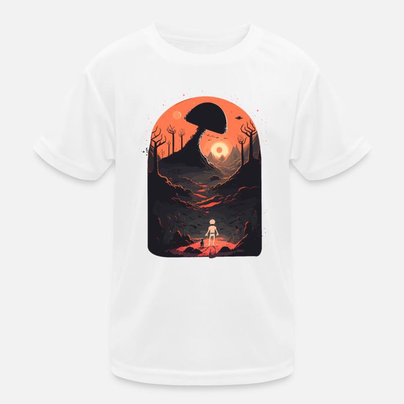 Fremde Welt Kinder Funktions-T-Shirt