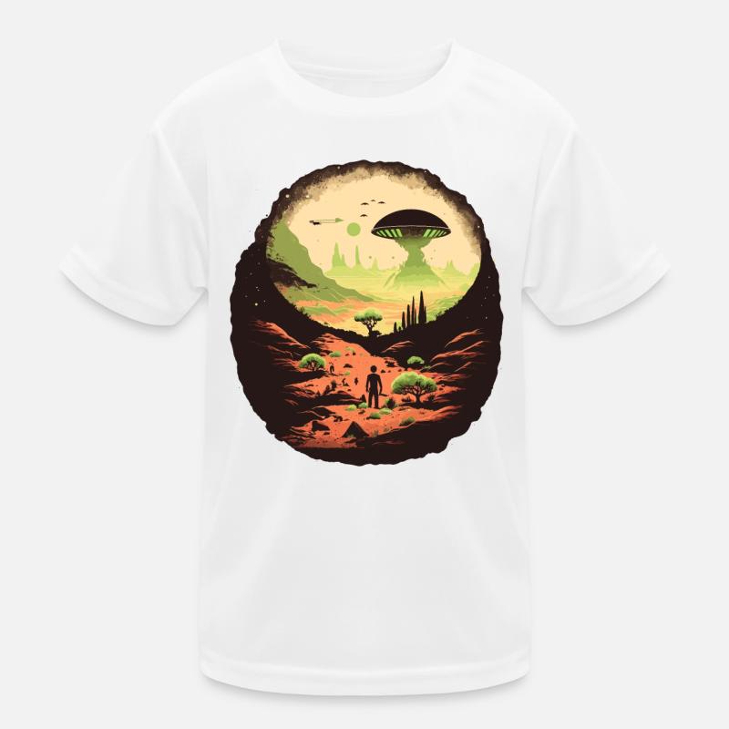 Monde extraterrestre T-shirt sport Enfant