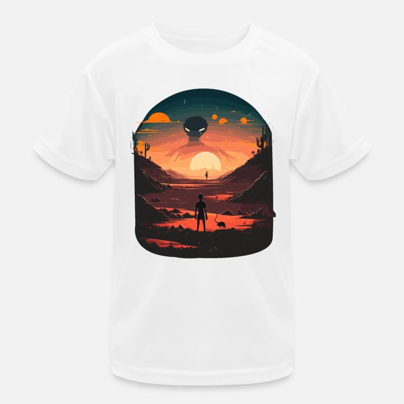Monde de la science-fiction T-shirt sport Enfant