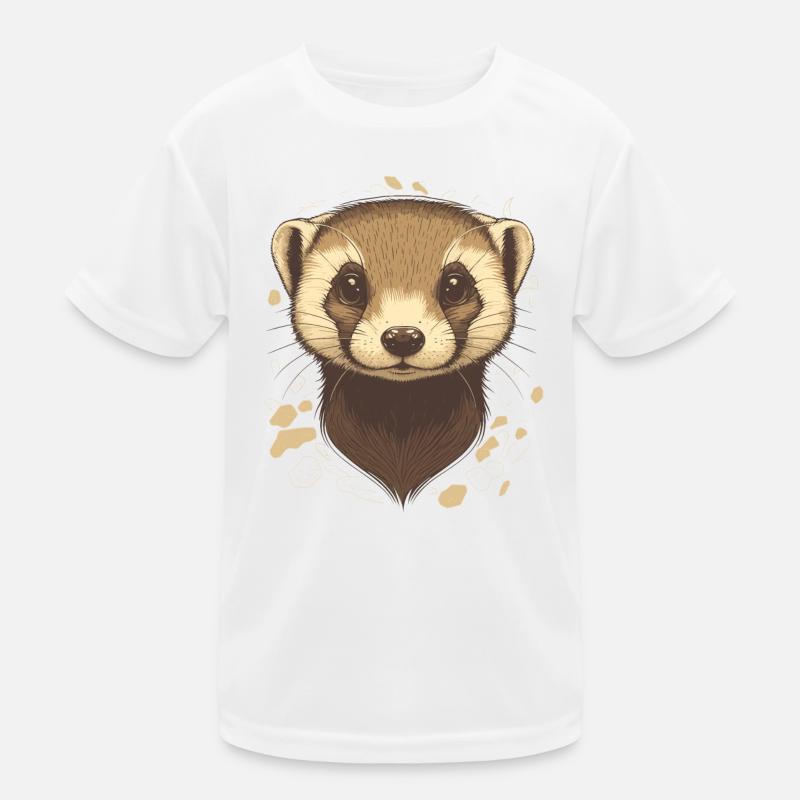 Frettchen Kinder Funktions-T-Shirt