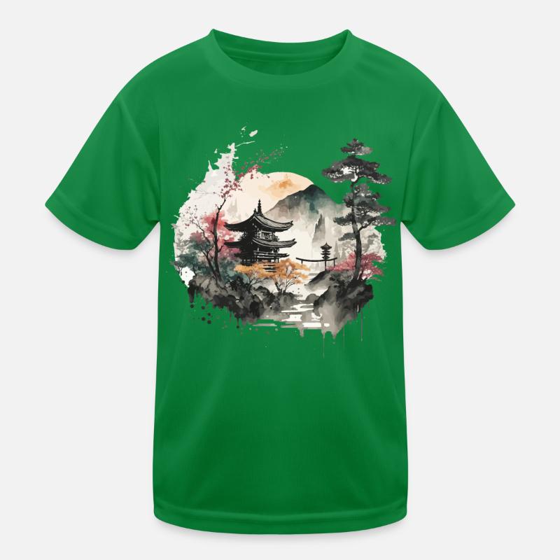 Sakura Kinder Funktions-T-Shirt