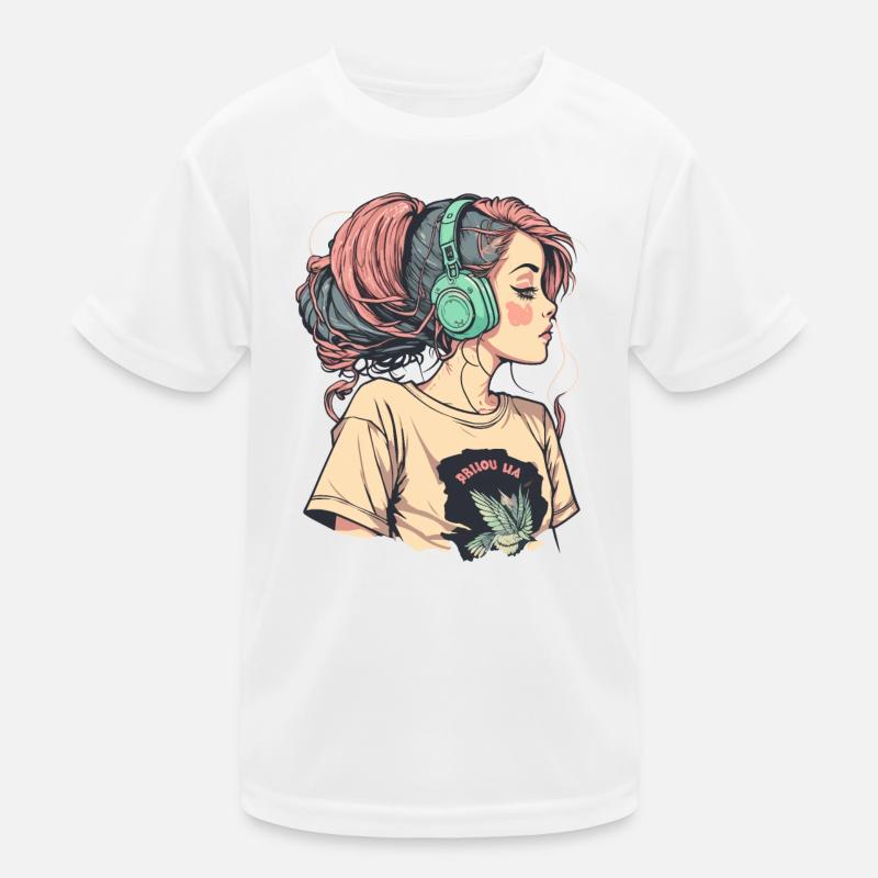 Lofi Beats Kids Functional T-Shirt