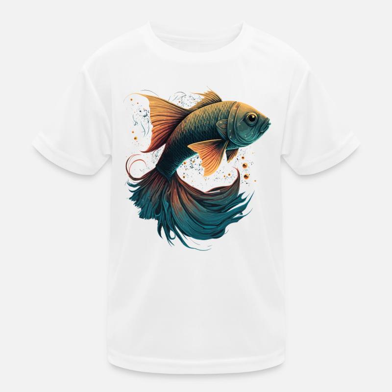 Cadeaux de pêche T-shirt sport Enfant